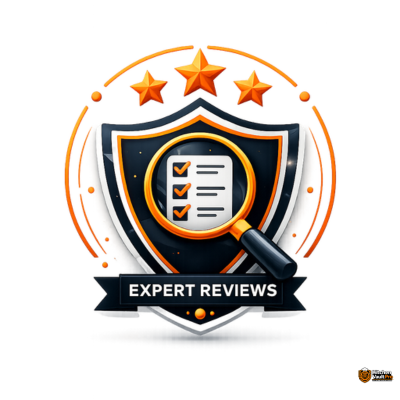 Expert Reviews icon for trusted kitchen product reviews and buying guides by Kitchen Vault Pro.