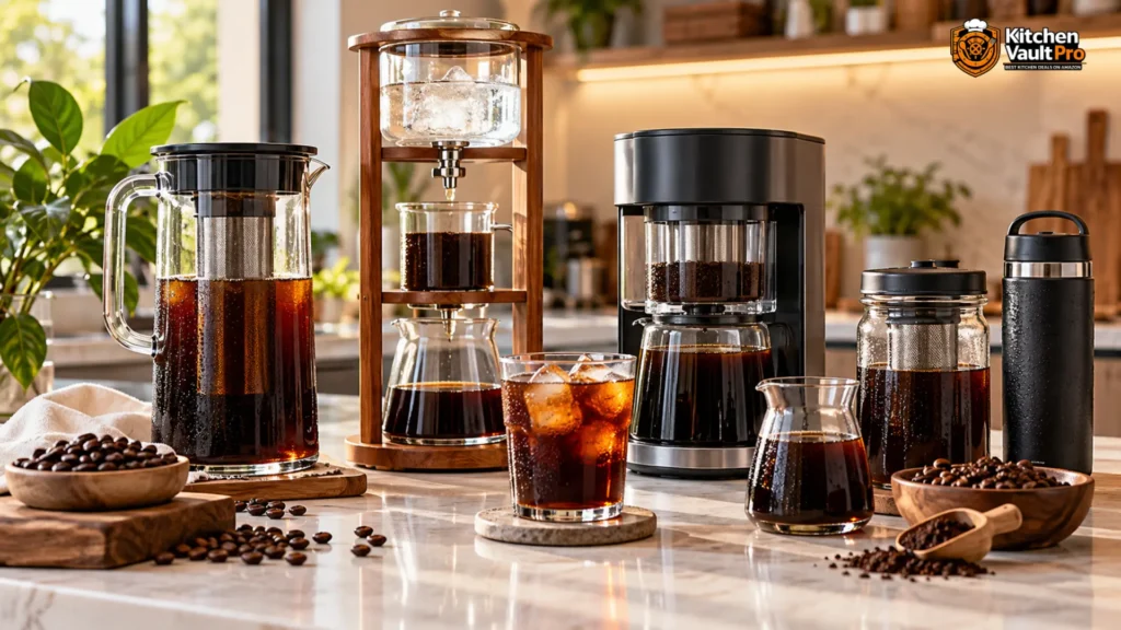 Best cold brew coffee makers in 2026 with glass brewers, iced coffee, and countertop brewing setups