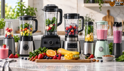 best blenders of 2026 featured image with multiple countertop blenders