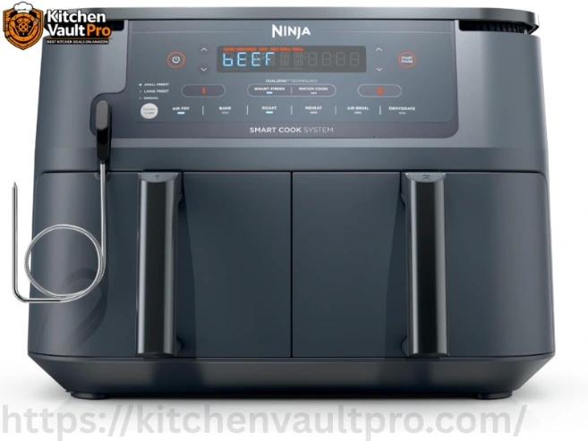 Ninja DZ401 10-quart dual basket air fryer for family meals
