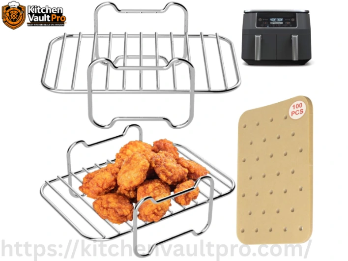XL 10-quart dual basket air fryer for large family meals